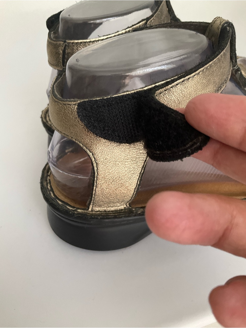 Naot Cymbal Metallic Bronze Leather Gladiator Comfort Sandals 37 - Picture 9 of 12